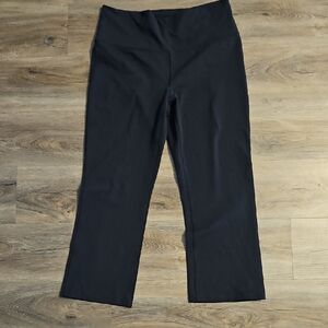 CALIA Women's Essential High Rise Cropped Flare Pant